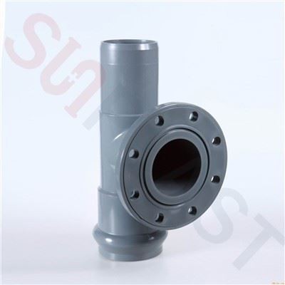 UPVC नल निकला हुआ किनारा टी